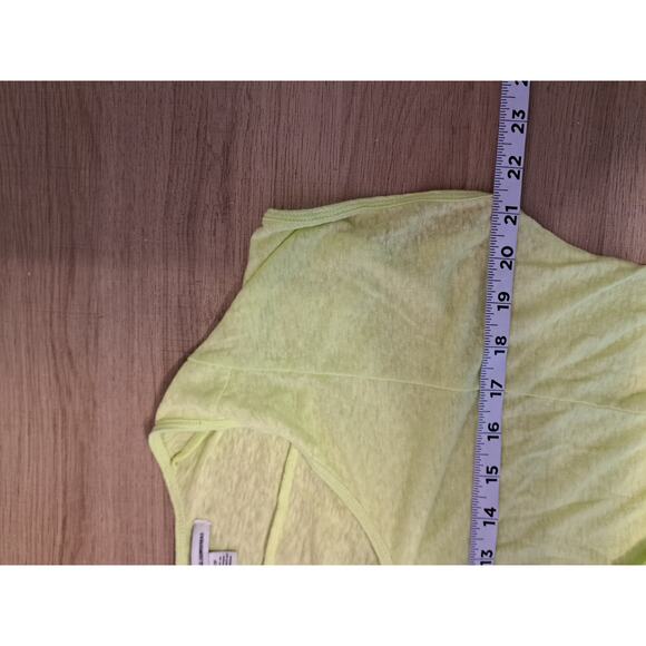 American Eagle Yellow Zip Back Short Sleeve Y2K Sz S - Picture 4 of 4